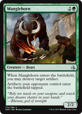 Manglehorn (Amonkhet) Light Play Foil