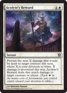 Acolyte's Reward (Born of the Gods) Near Mint Foil