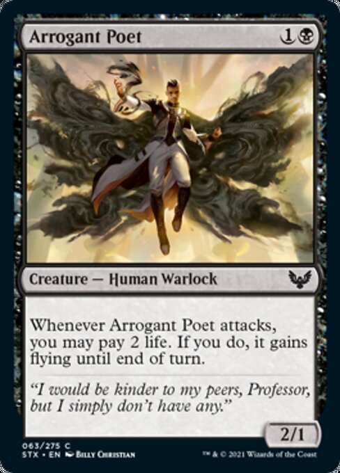 Arrogant Poet (Strixhaven) Near Mint Foil