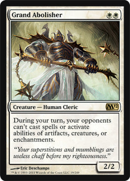 Grand Abolisher (Magic 2012 Core Set) Medium Play