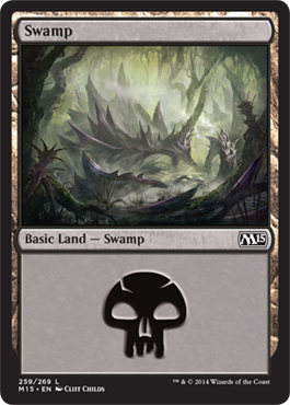 Swamp (259) (Magic 2015 Core Set) Light Play