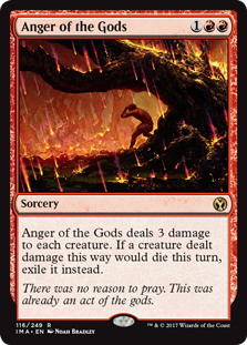 Anger of the Gods (Iconic Masters) Near Mint Foil