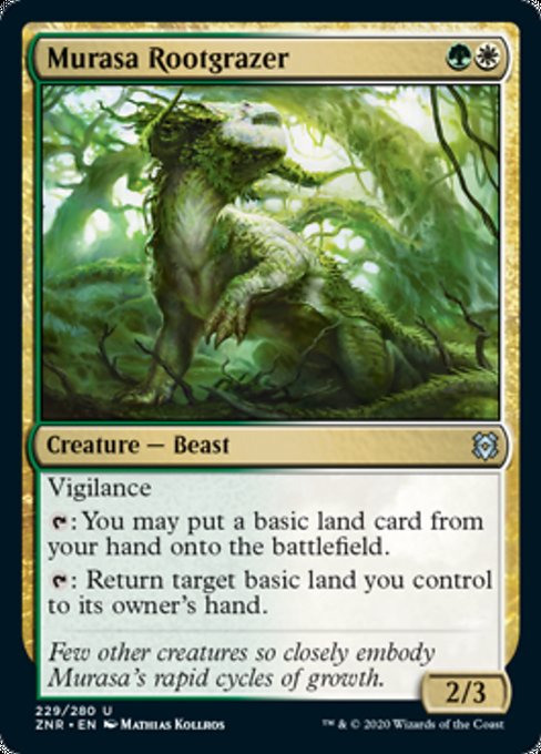 Murasa Rootgrazer (Zendikar Rising) Medium Play