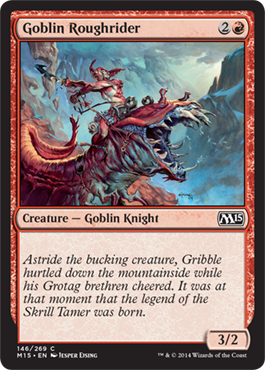 Goblin Roughrider (Magic 2015 Core Set) Near Mint