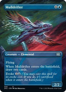 Mulldrifter (Borderless) (Double Masters 2022) Near Mint Foil