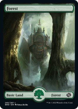 Forest (286) - Full Art (The Brothers' War) Light Play Foil