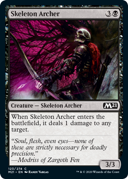 Skeleton Archer (Magic 2021 Core Set) Near Mint