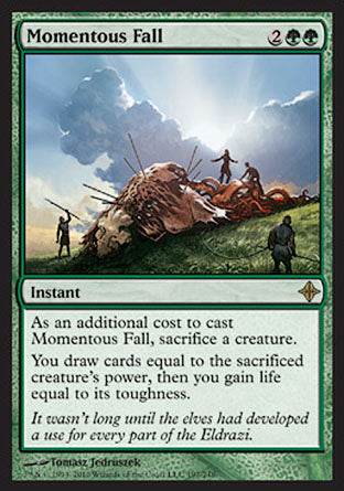 Momentous Fall (Rise of the Eldrazi) Medium Play Foil