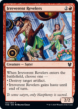 Irreverent Revelers (Theros Beyond Death) Near Mint