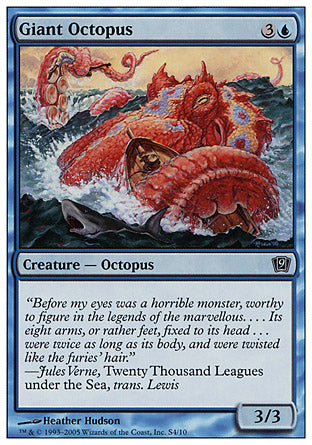 Giant Octopus (9th Edition) Medium Play