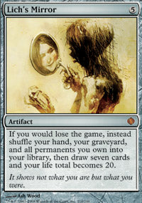 Lich's Mirror (Shards of Alara) Medium Play
