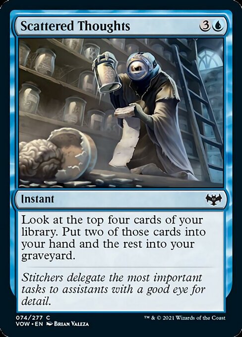 Scattered Thoughts (Innistrad: Crimson Vow) Medium Play