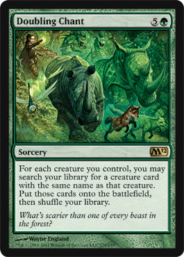 Doubling Chant (Magic 2012 Core Set) Medium Play