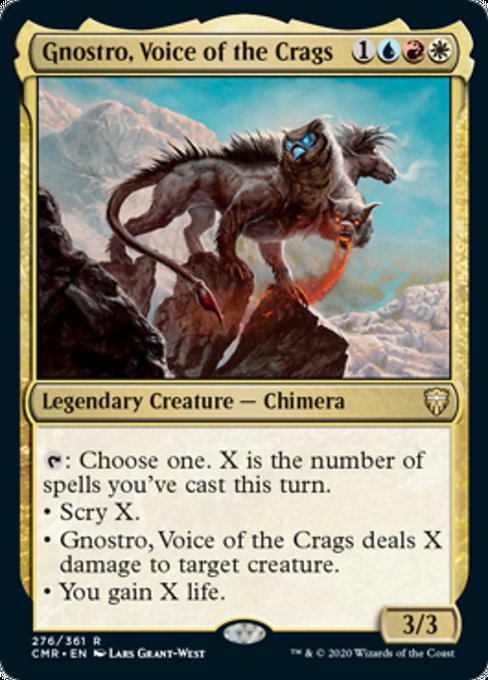 Gnostro, Voice of the Crags (Commander Legends) Medium Play