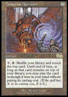 Temporal Aperture (Urza's Saga) Medium Play