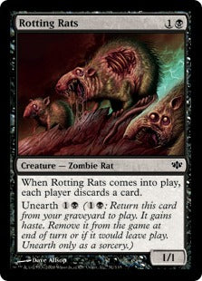 Rotting Rats (Conflux) Light Play Foil