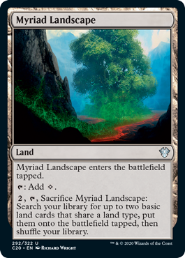 Myriad Landscape (Commander 2020 Ikoria) Light Play