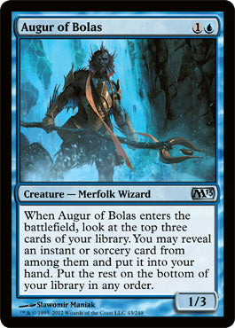 Augur of Bolas (Magic 2013 Core Set) Medium Play