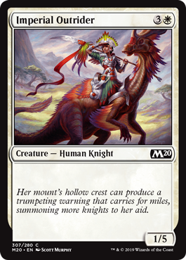 Imperial Outrider (Magic 2020 Core Set) Medium Play