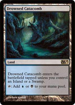 Drowned Catacomb (Magic 2013 Core Set) Medium Play
