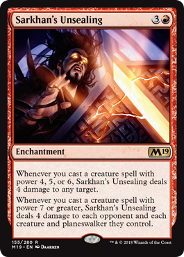 Sarkhan's Unsealing (Magic 2019 Core Set) Near Mint