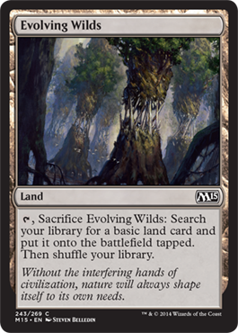 Evolving Wilds (Magic 2015 Core Set) Medium Play