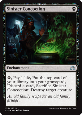 Sinister Concoction (Shadows Over Innistrad) Medium Play