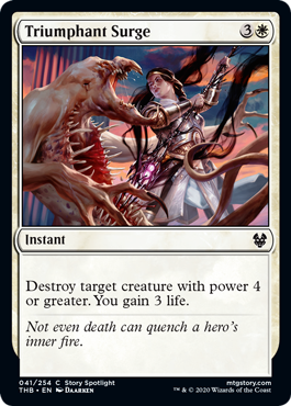 Triumphant Surge (Theros Beyond Death) Light Play Foil