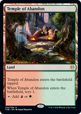 Temple of Abandon (Theros Beyond Death) Near Mint
