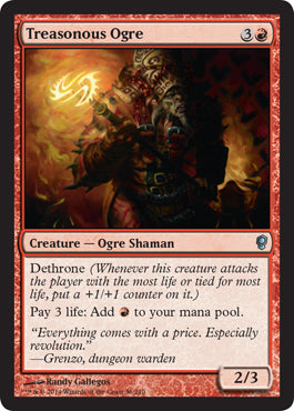 Treasonous Ogre (Conspiracy) Light Play