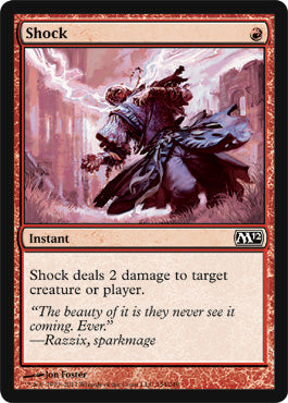Shock (Magic 2012 Core Set) Medium Play