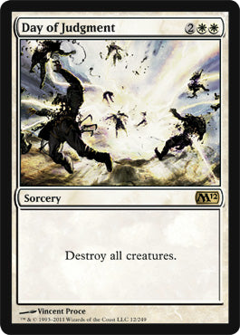 Day of Judgment (Magic 2012 Core Set) Heavy Play