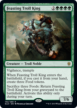 Feasting Troll King (Throne of Eldraine) Medium Play