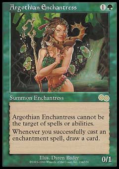 Argothian Enchantress (Urza's Saga) Medium Play