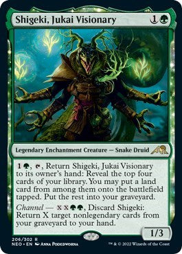 Shigeki, Jukai Visionary (Kamigawa: Neon Dynasty) Near Mint Foil