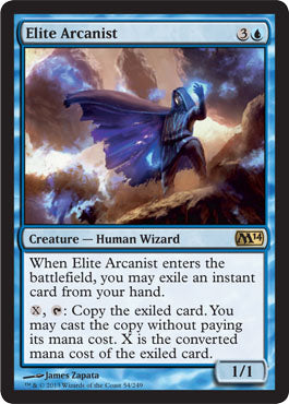 Elite Arcanist (Magic 2014 Core Set) Medium Play Foil