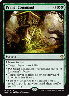 Primal Command (Duel Decks: Zendikar vs Eldrazi) Light Play