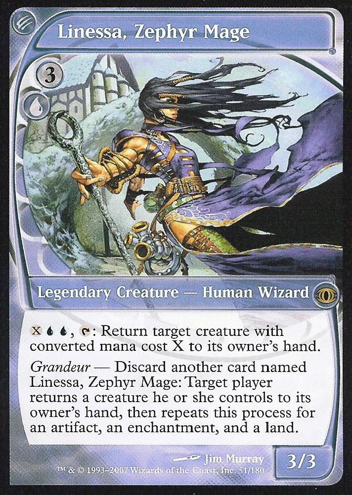 Linessa, Zephyr Mage (Futuresight) Light Play