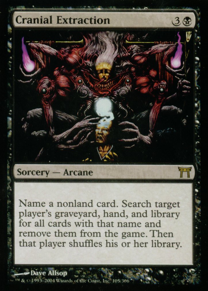 Cranial Extraction (Champions of Kamigawa) Medium Play