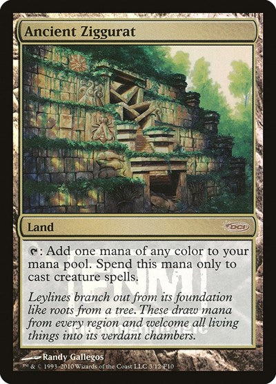 Ancient Ziggurat (Promos: FNM) Near Mint Foil