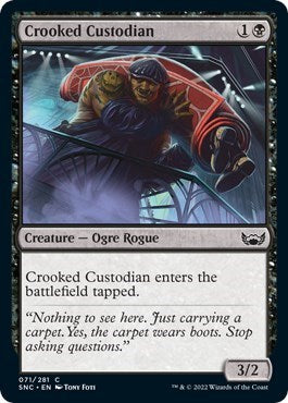 Crooked Custodian (Streets of New Capenna) Near Mint Foil