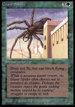 Giant Spider (Alpha) Medium Play