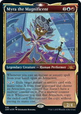 Myra the Magnificent (Showcase) (Galaxy Foil) (Unfinity) Near Mint Foil