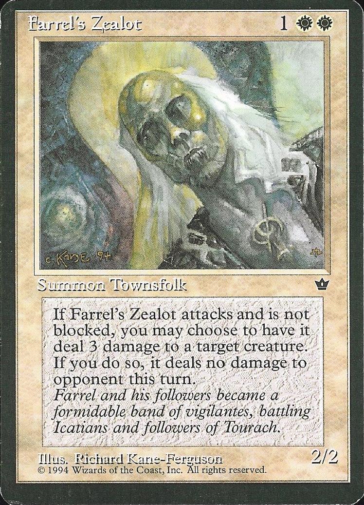 Farrel's Zealot (3) (Fallen Empires) Medium Play