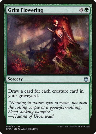 Grim Flowering (Commander Anthology) Light Play