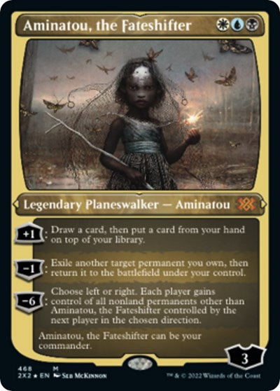 Aminatou, the Fateshifter (Foil Etched) (Double Masters 2022) Near Mint Foil