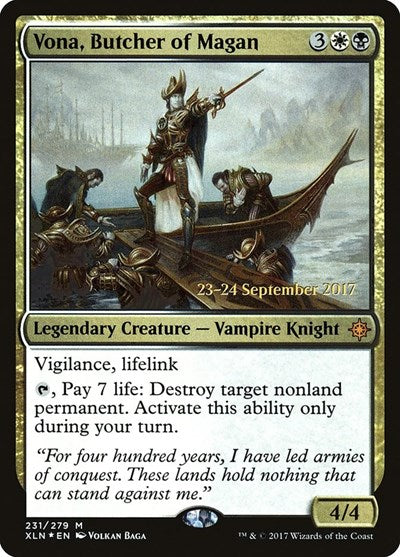 Vona, Butcher of Magan (Promos: Prerelease Cards) Near Mint Foil