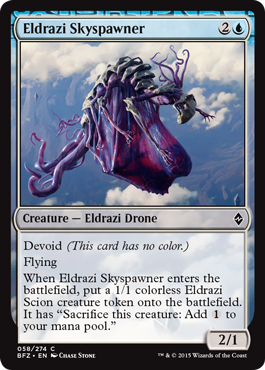 Eldrazi Skyspawner (Battle for Zendikar) Light Play Foil