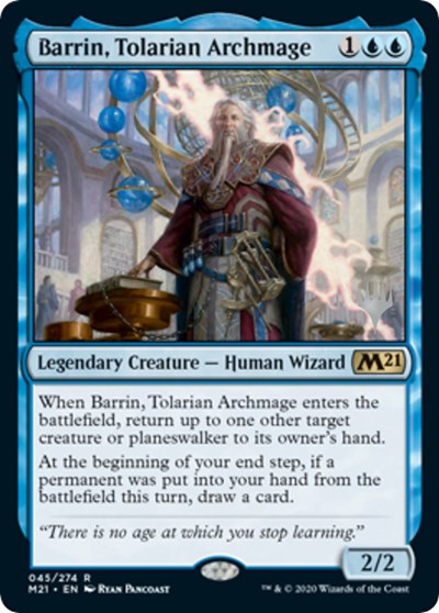 Barrin, Tolarian Archmage (Promo Pack: Core Set 2021) Near Mint Foil