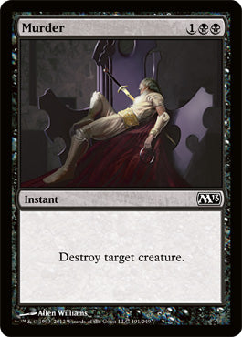 Murder (Magic 2013 Core Set) Medium Play